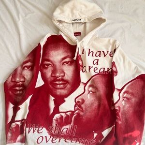 Supreme MLK Hooded Sweatshirt Red